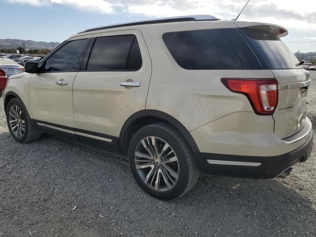 2018 Ford Explorer Platinum