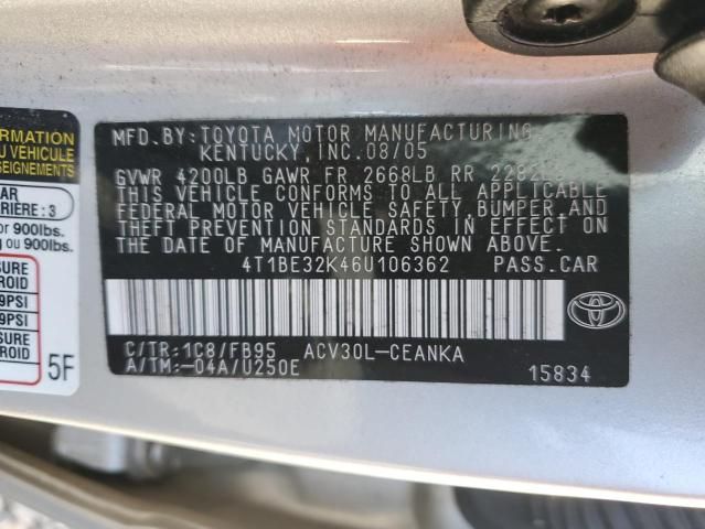 2006 Toyota Camry LE