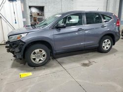 Honda salvage cars for sale: 2016 Honda CR-V LX