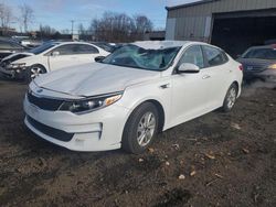 Salvage cars for sale at New Britain, CT auction: 2018 KIA Optima LX