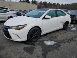 Salvage cars for sale at Exeter, RI auction: 2017 Toyota Camry LE