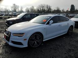 Salvage cars for sale at Portland, OR auction: 2016 Audi A7 Premium Plus