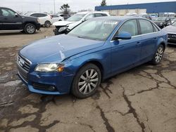 Audi salvage cars for sale: 2009 Audi A4 Premium Plus