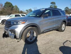 Salvage cars for sale at Hampton, VA auction: 2021 Ford Explorer XLT