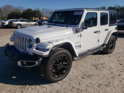 Jeep Wrangler salvage cars for sale: 2021 Jeep Wrangler Unlimited Sahara 4XE