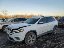 Jeep Vehiculos salvage en venta: 2019 Jeep Cherokee Limited