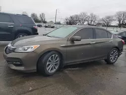 Salvage cars for sale at Moraine, OH auction: 2017 Honda Accord Hybrid EXL