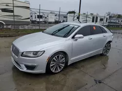 Salvage cars for sale at Sacramento, CA auction: 2017 Lincoln MKZ Reserve