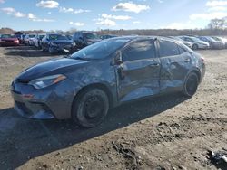 Salvage cars for sale at Assonet, MA auction: 2016 Toyota Corolla L