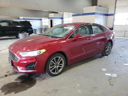 Salvage cars for sale at Sandston, VA auction: 2019 Ford Fusion SEL