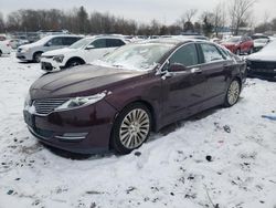 Salvage cars for sale at Chalfont, PA auction: 2013 Lincoln MKZ