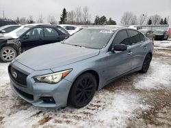 Salvage cars for sale from Copart Bowmanville, ON: 2014 Infiniti Q50 Base