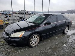 Honda Accord ex salvage cars for sale: 2007 Honda Accord EX