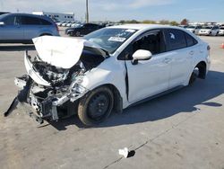 Salvage cars for sale from Copart Grand Prairie, TX: 2021 Toyota Corolla SE