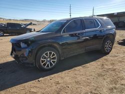 Salvage cars for sale at Colorado Springs, CO auction: 2020 Chevrolet Traverse LT