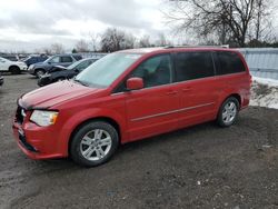 Salvage cars for sale at London, ON auction: 2012 Dodge Grand Caravan Crew