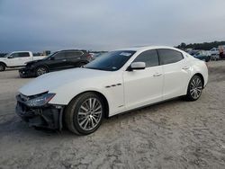 Salvage cars for sale at Houston, TX auction: 2015 Maserati Ghibli