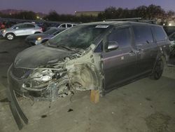 Toyota Sienna Sport salvage cars for sale: 2011 Toyota Sienna Sport