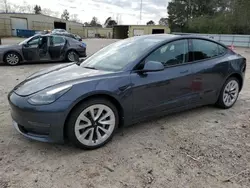 Salvage cars for sale at Knightdale, NC auction: 2022 Tesla Model 3