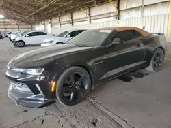 Chevrolet salvage cars for sale: 2018 Chevrolet Camaro LT