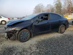 Salvage cars for sale at Concord, NC auction: 2014 Honda Civic LX