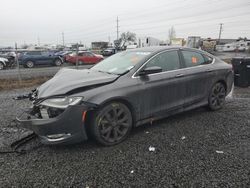 Salvage cars for sale at Eugene, OR auction: 2015 Chrysler 200 C