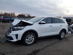 Salvage cars for sale at New Britain, CT auction: 2019 KIA Sorento L