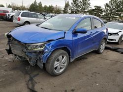 Salvage cars for sale at Denver, CO auction: 2019 Honda HR-V EX