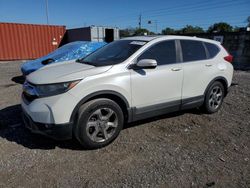 Salvage cars for sale at Homestead, FL auction: 2017 Honda CR-V EXL