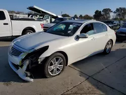 Infiniti salvage cars for sale: 2013 Infiniti G37 Base