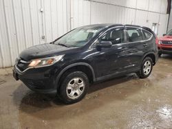 Salvage cars for sale at Franklin, WI auction: 2015 Honda CR-V LX