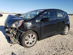 Salvage cars for sale from Copart New Braunfels, TX: 2009 Honda FIT Sport