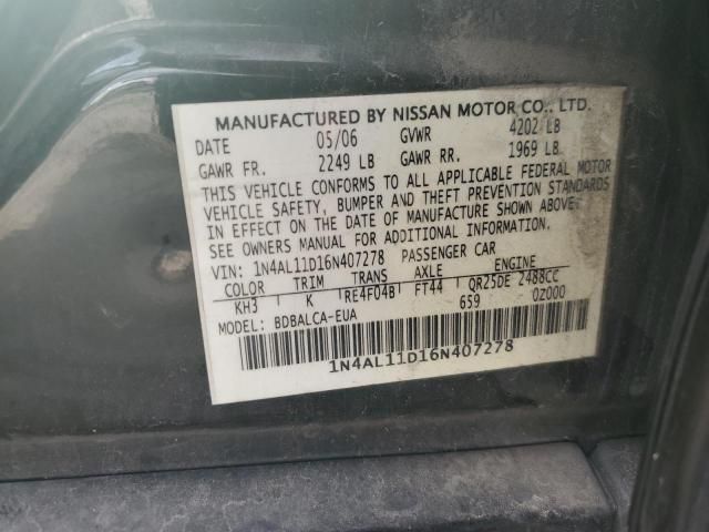 2006 Nissan Altima S