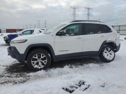 Jeep salvage cars for sale: 2015 Jeep Cherokee Trailhawk