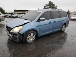 Salvage cars for sale at San Martin, CA auction: 2005 Honda Odyssey Touring