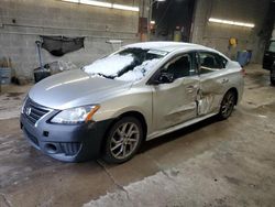 Salvage cars for sale at Angola, NY auction: 2015 Nissan Sentra S