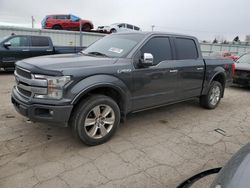 Salvage cars for sale at Dyer, IN auction: 2018 Ford F150 Supercrew