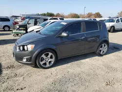 Salvage cars for sale at Sacramento, CA auction: 2013 Chevrolet Sonic LTZ