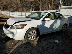 Vehiculos salvage en venta de Copart Austell, GA: 2008 Honda Accord EXL