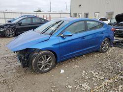 Salvage cars for sale from Copart Appleton, WI: 2018 Hyundai Elantra SEL