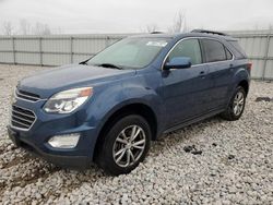 Salvage cars for sale from Copart Wayland, MI: 2016 Chevrolet Equinox LT