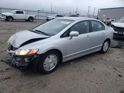 Honda salvage cars for sale: 2008 Honda Civic Hybrid