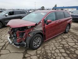 2024 Toyota Sienna XLE en venta en Woodhaven, MI