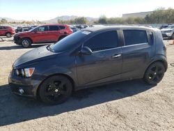 Salvage cars for sale at Las Vegas, NV auction: 2013 Chevrolet Sonic LTZ