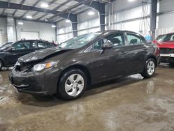 Honda salvage cars for sale: 2013 Honda Civic LX