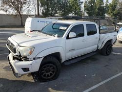 Salvage trucks for sale at Rancho Cucamonga, CA auction: 2015 Toyota Tacoma Double Cab Prerunner Long BED