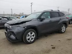 Salvage cars for sale at Los Angeles, CA auction: 2022 Toyota Highlander Hybrid LE