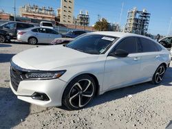 Honda salvage cars for sale: 2022 Honda Accord Sport SE