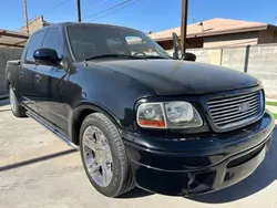 Salvage cars for sale from Copart Anthony, TX: 2003 Ford F150 Supercrew Harley Davidson