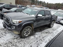 Salvage cars for sale at Exeter, RI auction: 2017 Toyota Tacoma Double Cab